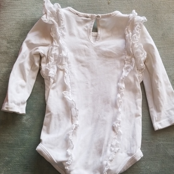 Bardot junior white ruffle bodysuit - Picture 4 of 4